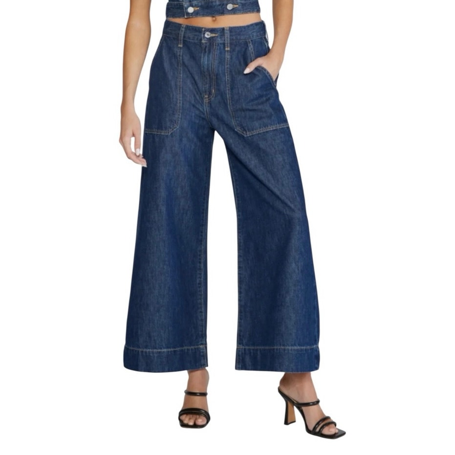 Anthropologie Etica Jeans Matis Ultra Wide Leg Kaan Size 31 New